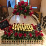 Basket of Roses and Ferrero Rocher